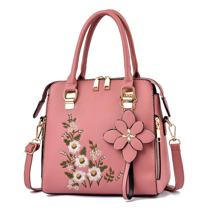 Fashion Flowers Embroidered Handbag Women Shoulder Messenger Bags Fashion Flowers Embroidered Handbag Women Shoulder Messenger Bags